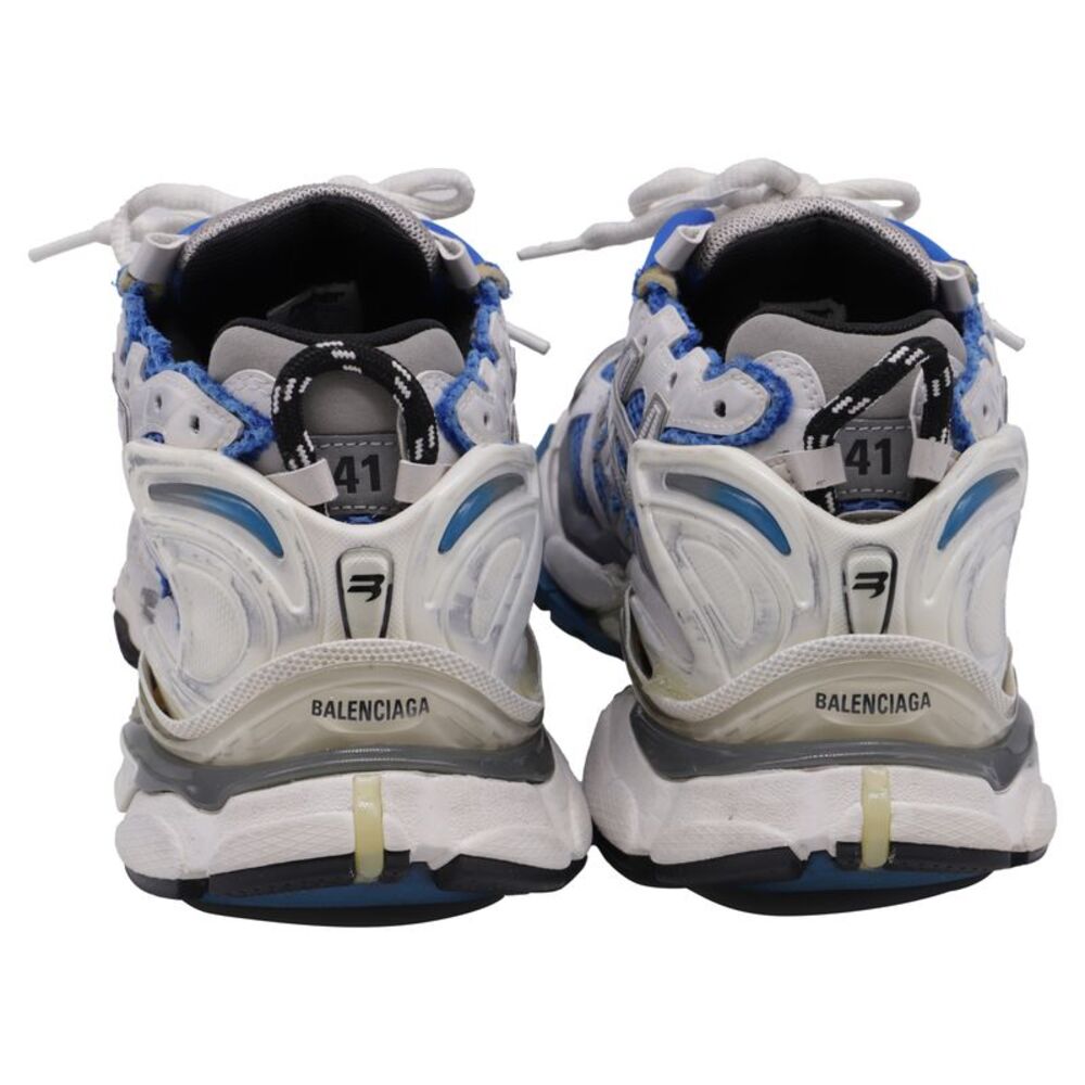 Balenciaga Runner Sneakers in Blue Polyurethane - Picture 6 of 10